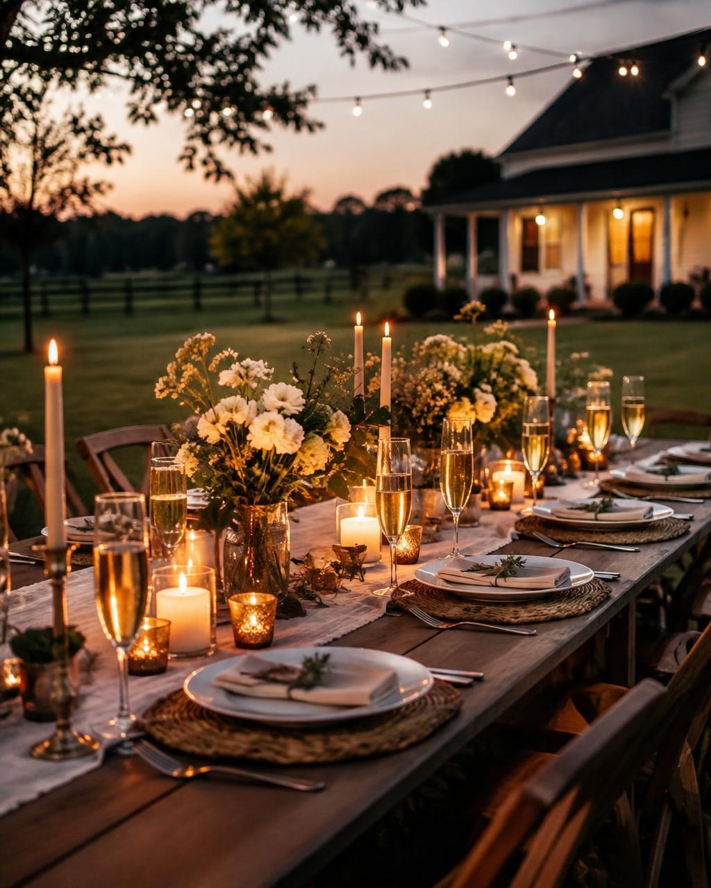 Illustrative image for anniversary celebrations at a farmhouse